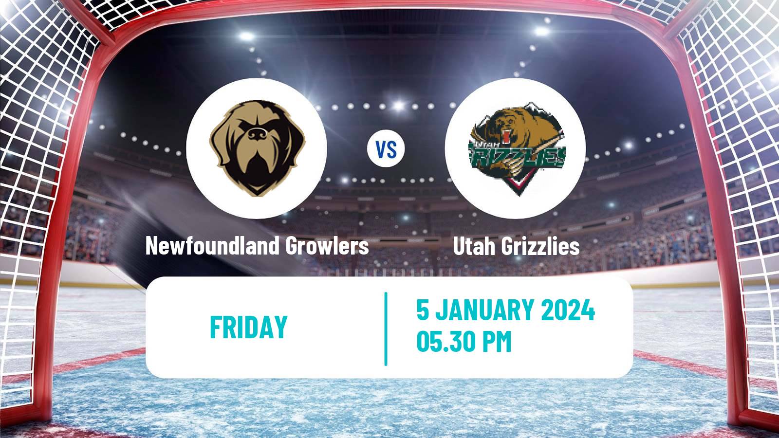 Hockey ECHL Newfoundland Growlers - Utah Grizzlies