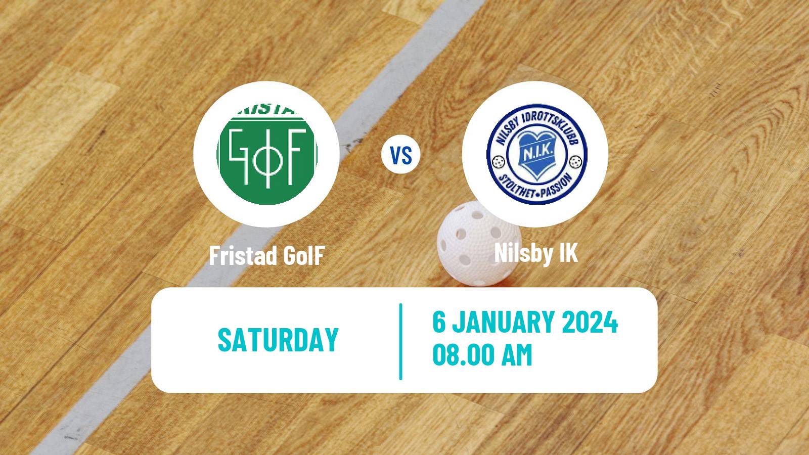 Floorball Swedish Allsvenskan Södra Floorball Fristad - Nilsby