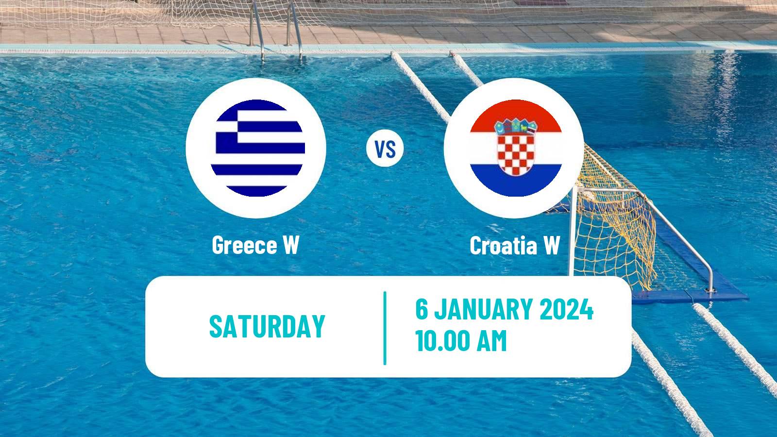 Water polo European Championship Water Polo Women Greece W - Croatia W