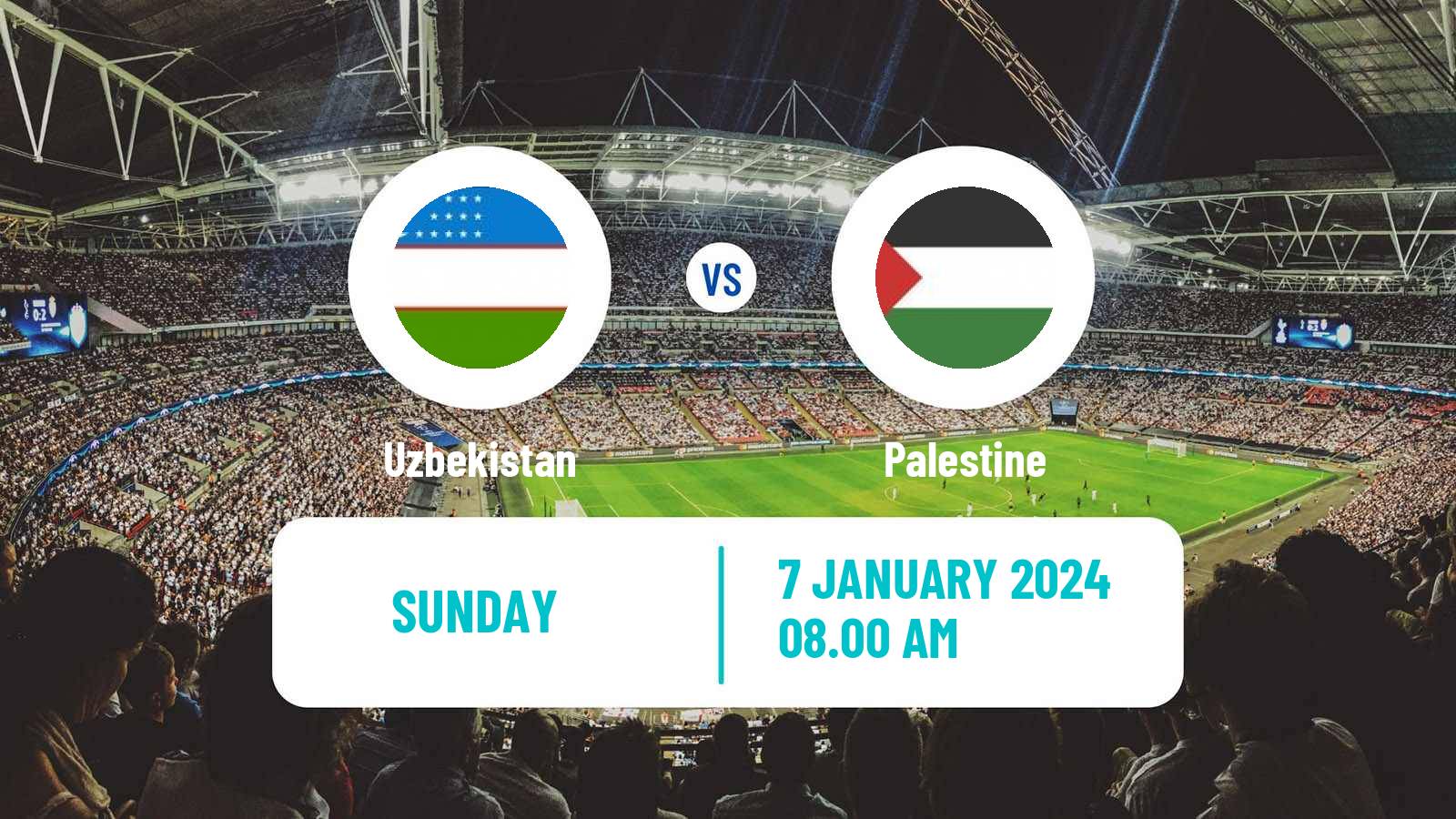 Soccer Friendly Uzbekistan - Palestine