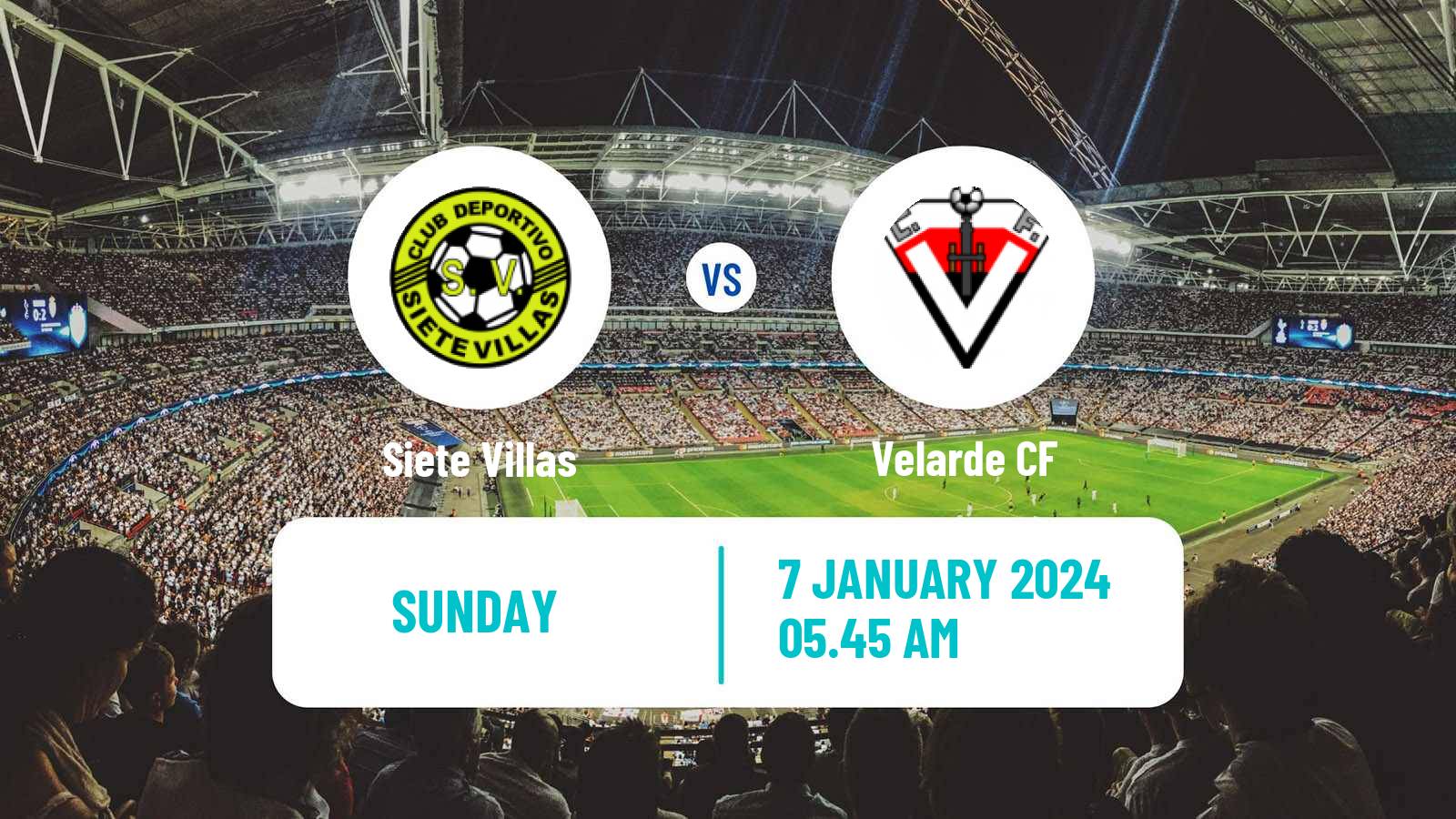Soccer Spanish Tercera RFEF - Group 3 Siete Villas - Velarde