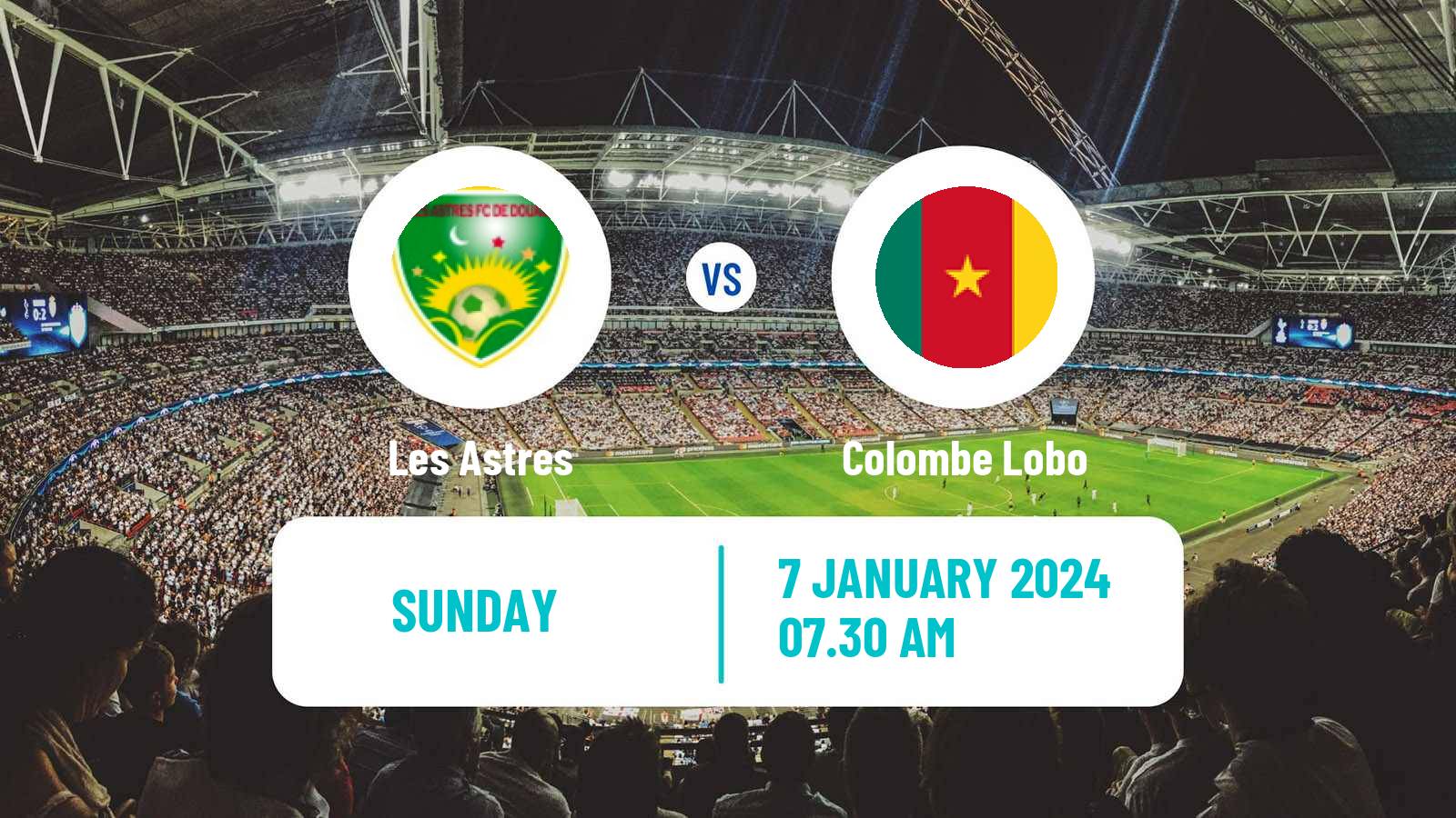 Soccer Cameroon Elite One Les Astres - Colombe Lobo
