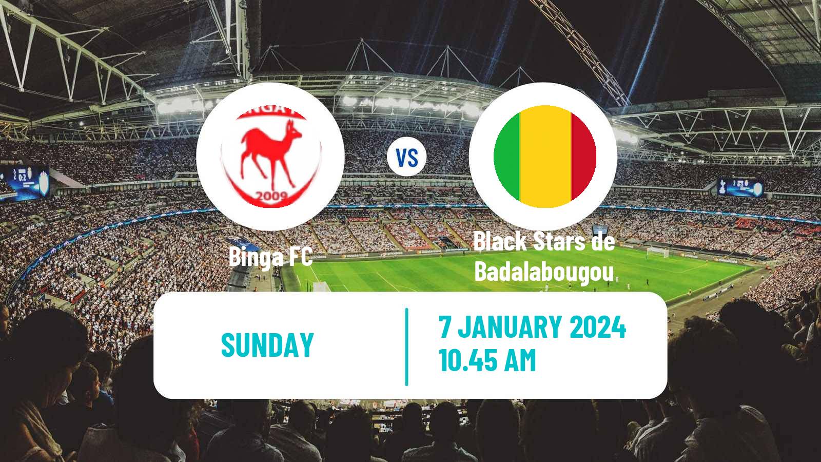 Soccer Malian Première Division Binga - Black Stars de Badalabougou