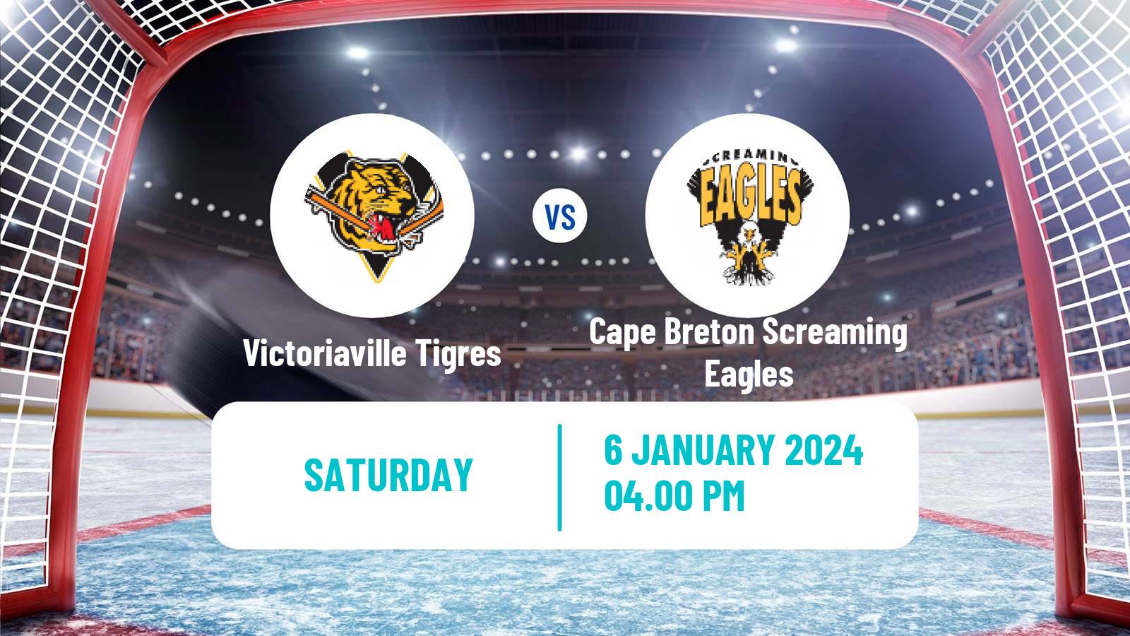 Hockey QMJHL Victoriaville Tigres - Cape Breton Screaming Eagles