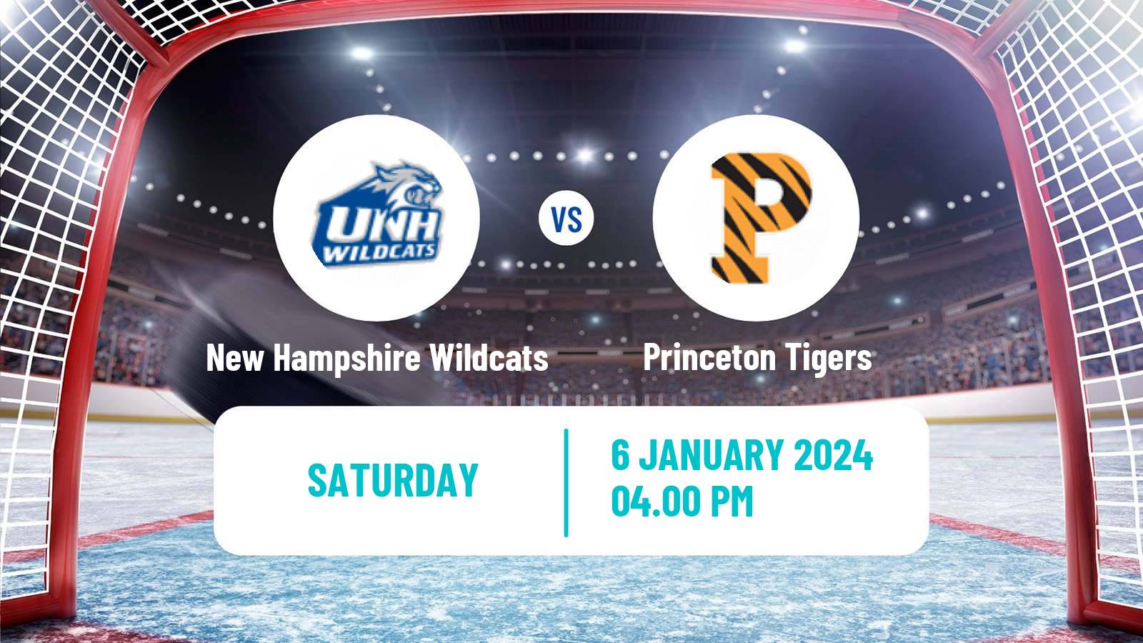 Hockey NCAA Hockey New Hampshire Wildcats - Princeton Tigers