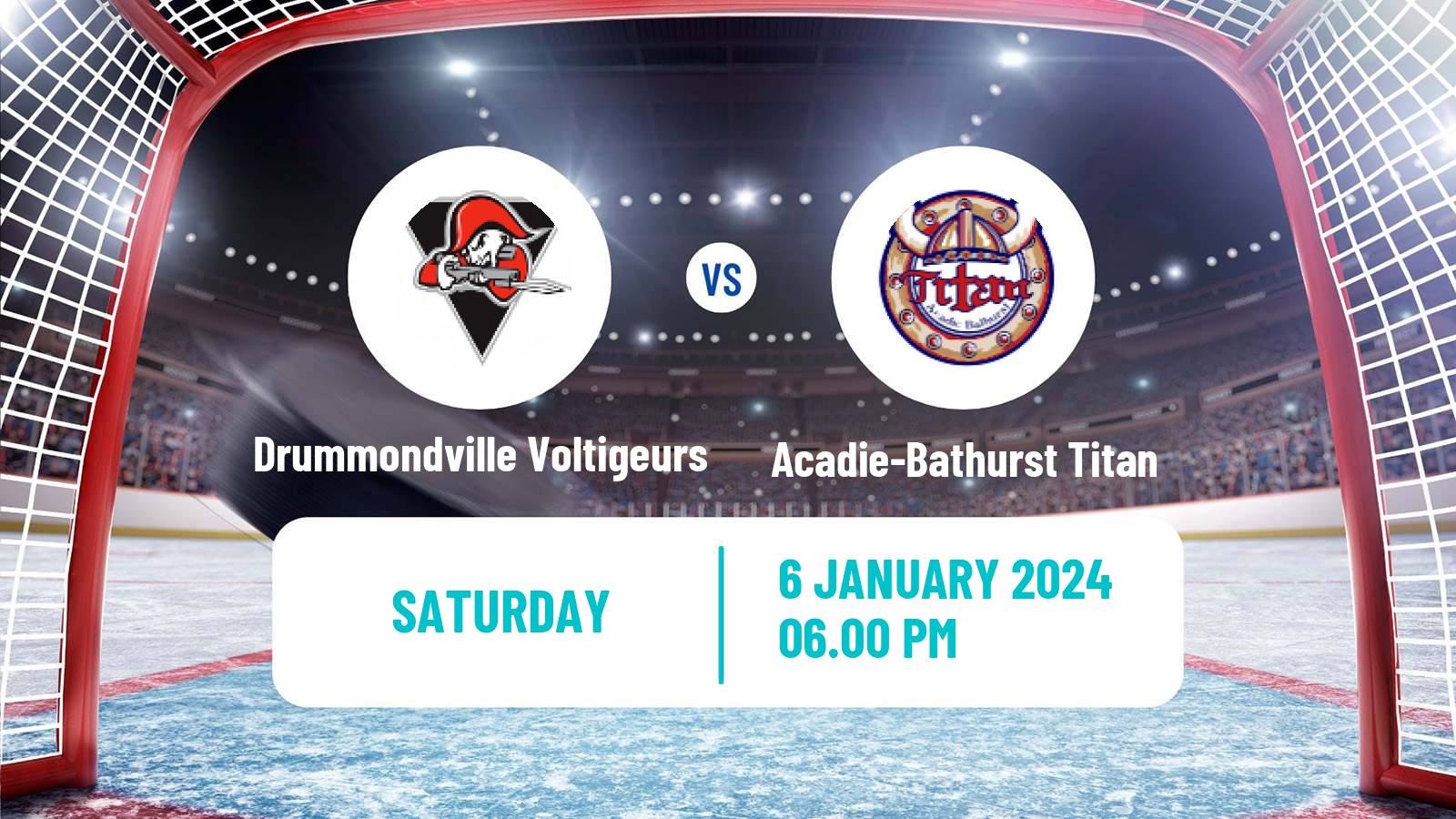 Hockey QMJHL Drummondville Voltigeurs - Acadie-Bathurst Titan