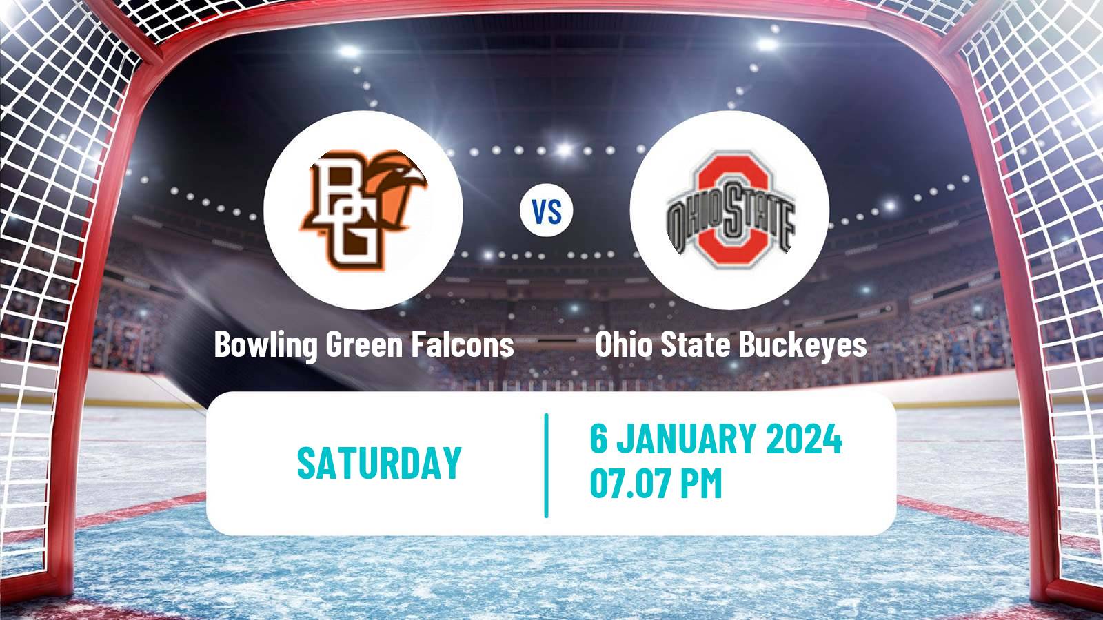 Hockey NCAA Hockey Bowling Green Falcons - Ohio State Buckeyes