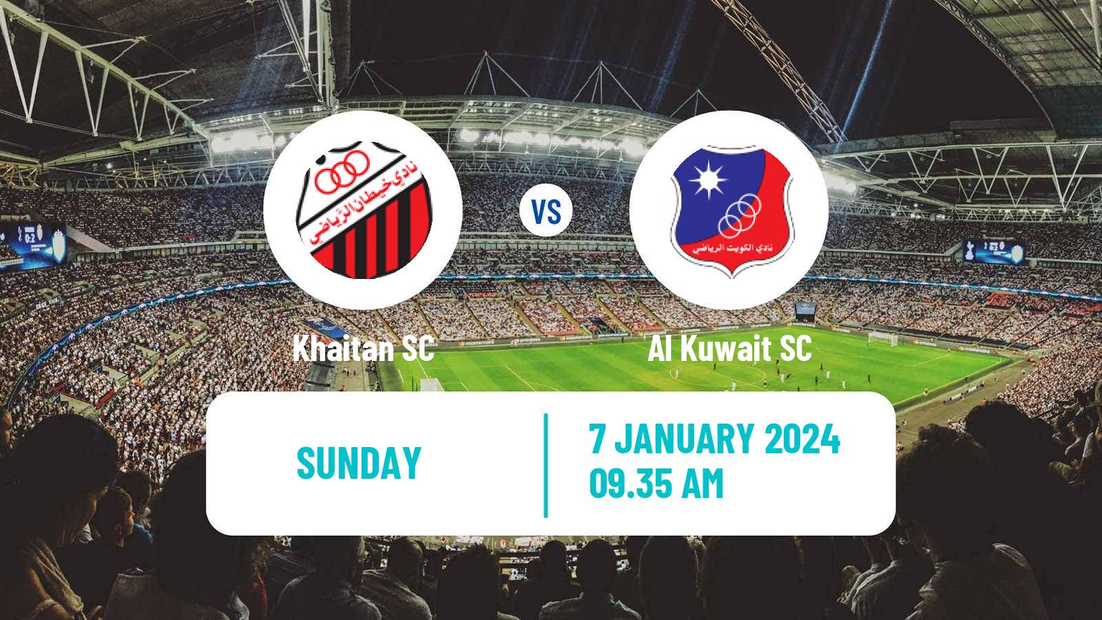 Soccer Kuwaiti Premier League Khaitan - Al Kuwait