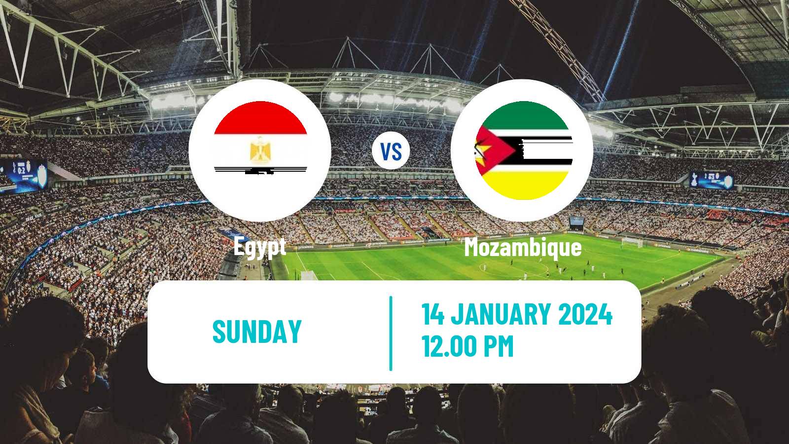 Soccer Africa Cup of Nations Egypt - Mozambique