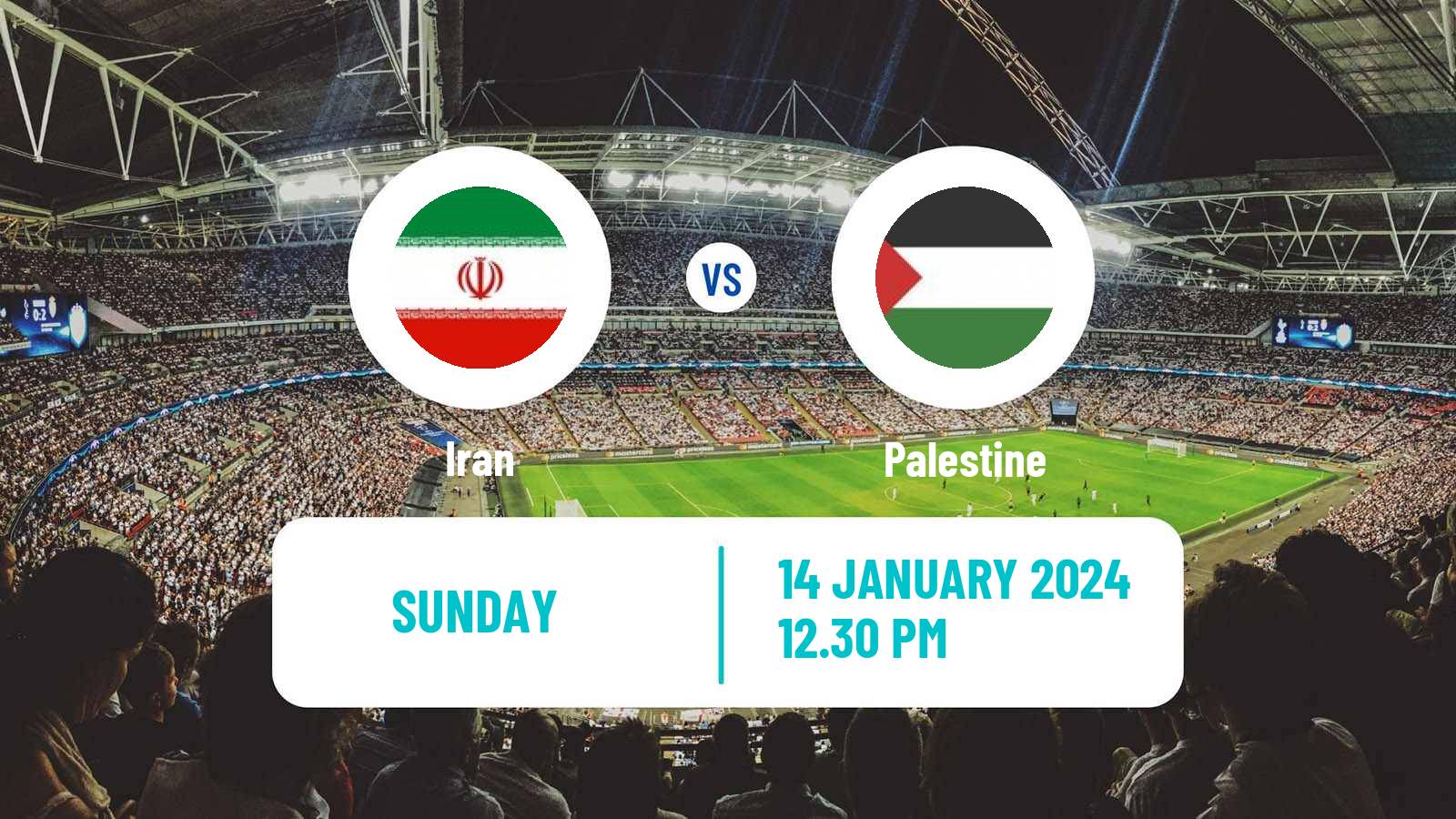 Soccer Asian Cup Iran - Palestine