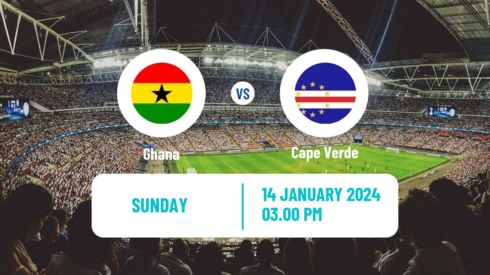 Soccer Africa Cup of Nations Ghana - Cape Verde