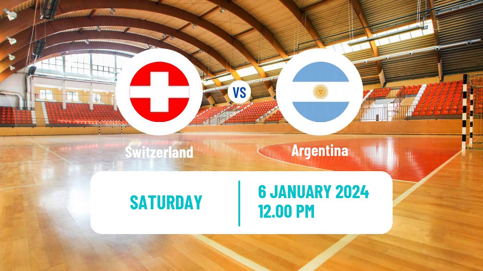 Handball Friendly International Handball Switzerland - Argentina