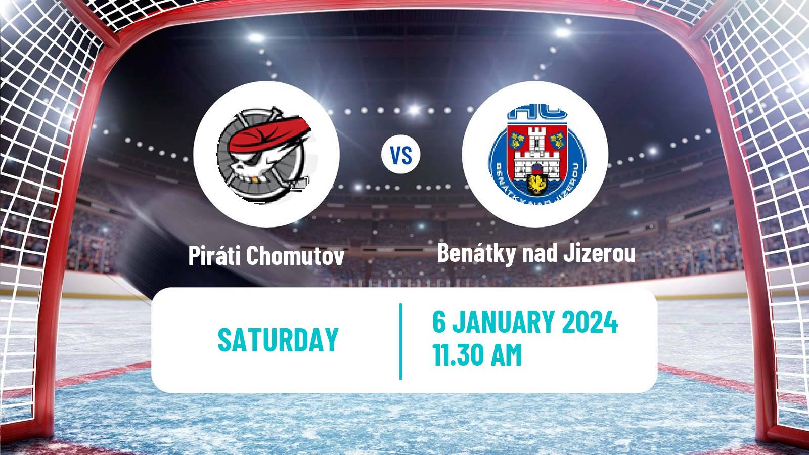 Hockey Czech 2 Liga Hockey West Piráti Chomutov - Benátky nad Jizerou