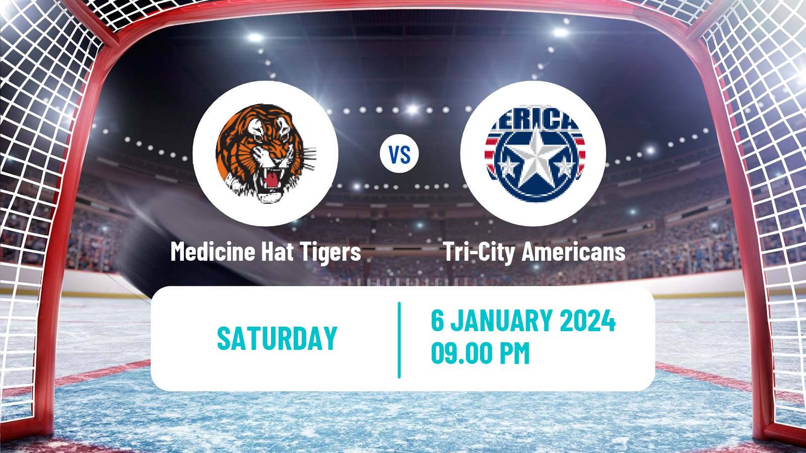 Hockey WHL Medicine Hat Tigers - Tri-City Americans