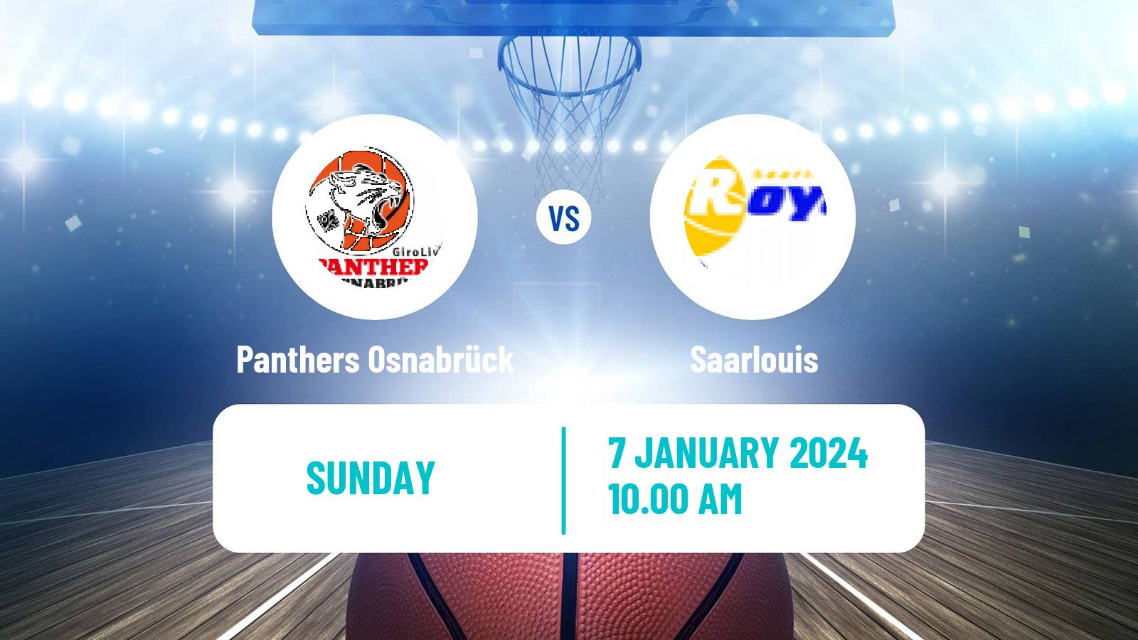 Basketball German DBBL Panthers Osnabrück - Saarlouis