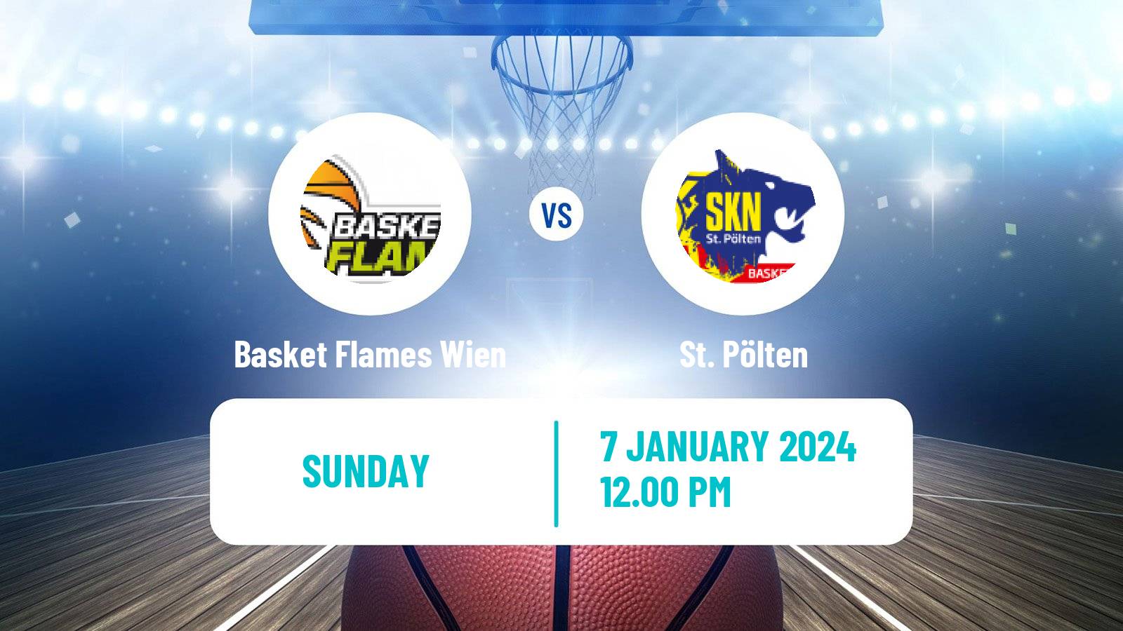 Basketball Austrian Basketball Superliga Women Basket Flames Wien - St. Pölten