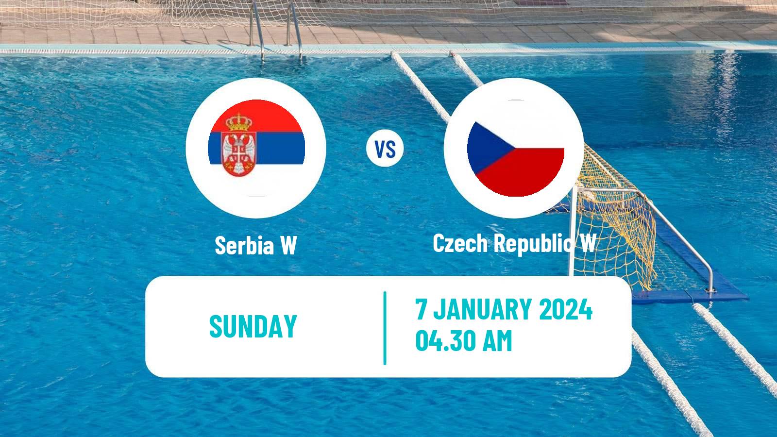 Water polo European Championship Water Polo Women Serbia W - Czech Republic W