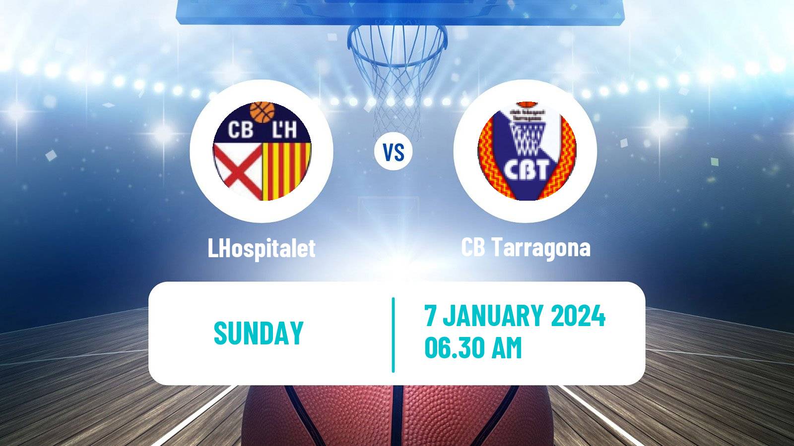 Basketball Spanish LEB Plata LHospitalet - Tarragona
