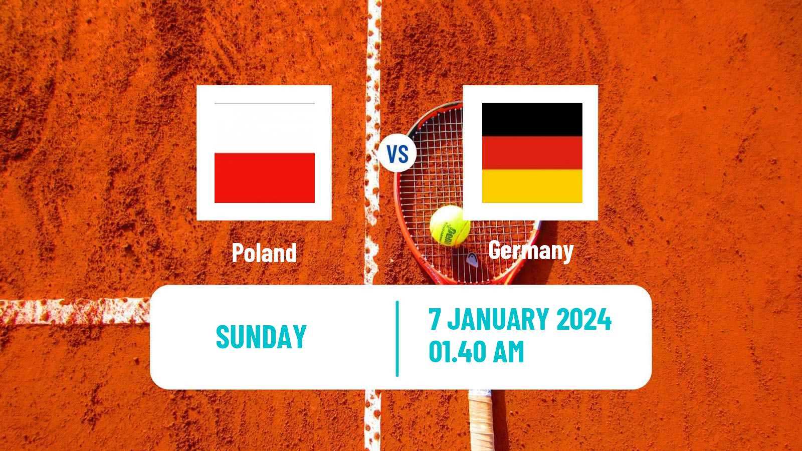 Tennis United Cup Teams Mix Tennis Poland - Germany