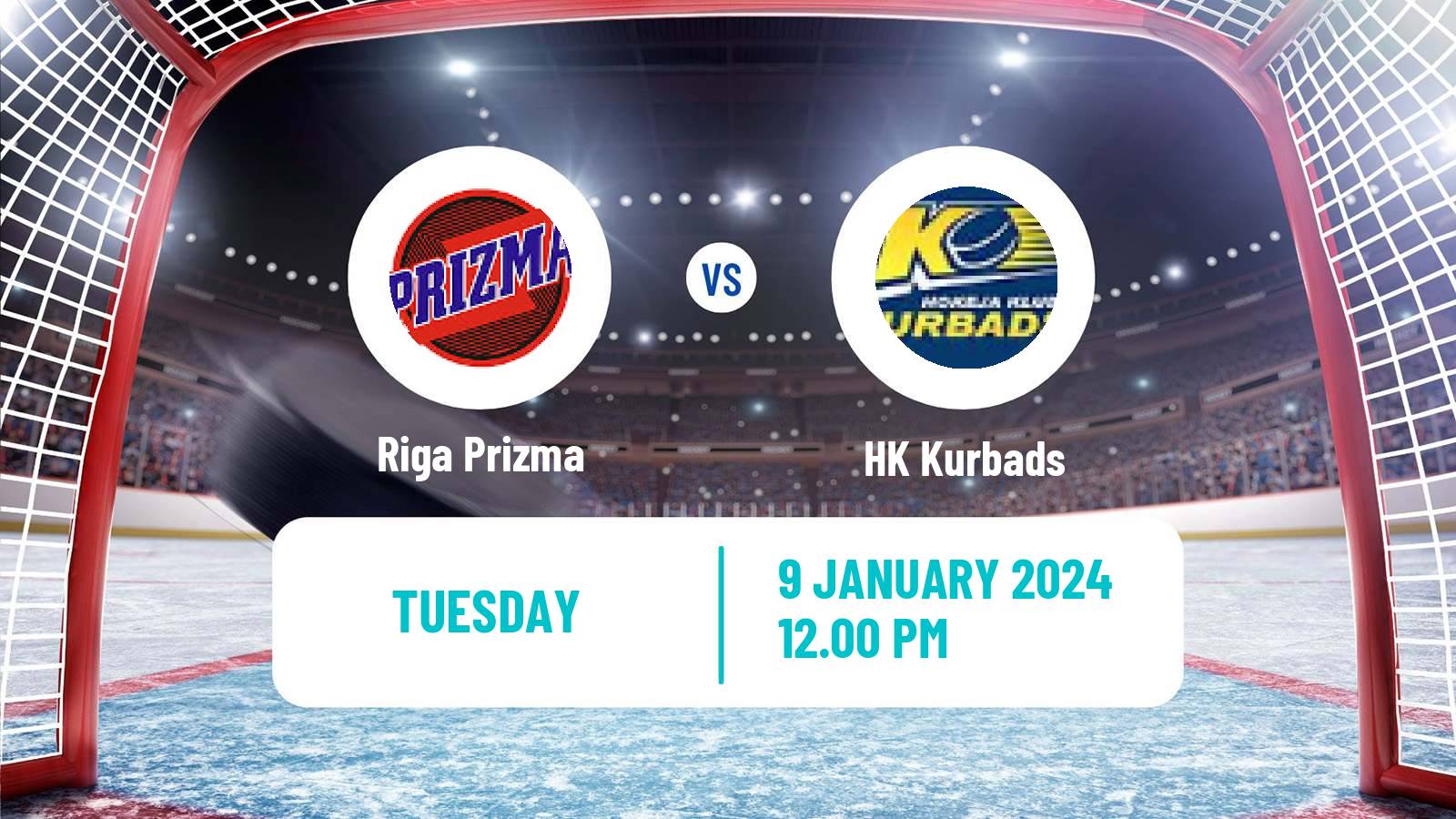 Hockey Latvian Hokeja Liga Riga Prizma - Kurbads