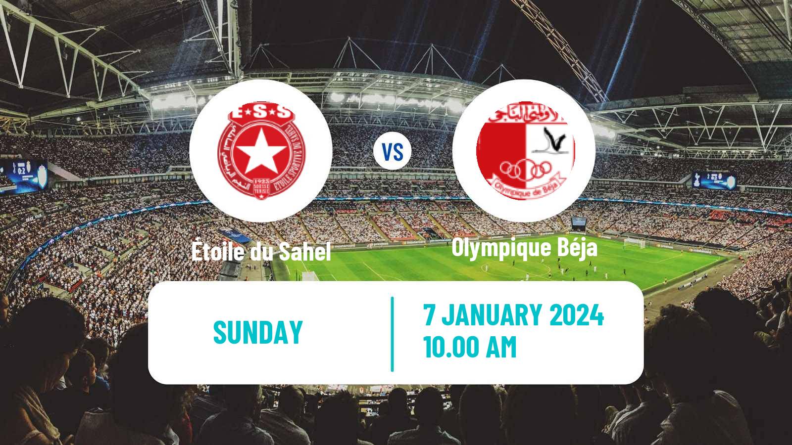 Soccer Tunisian Super Cup Étoile du Sahel - Olympique Béja