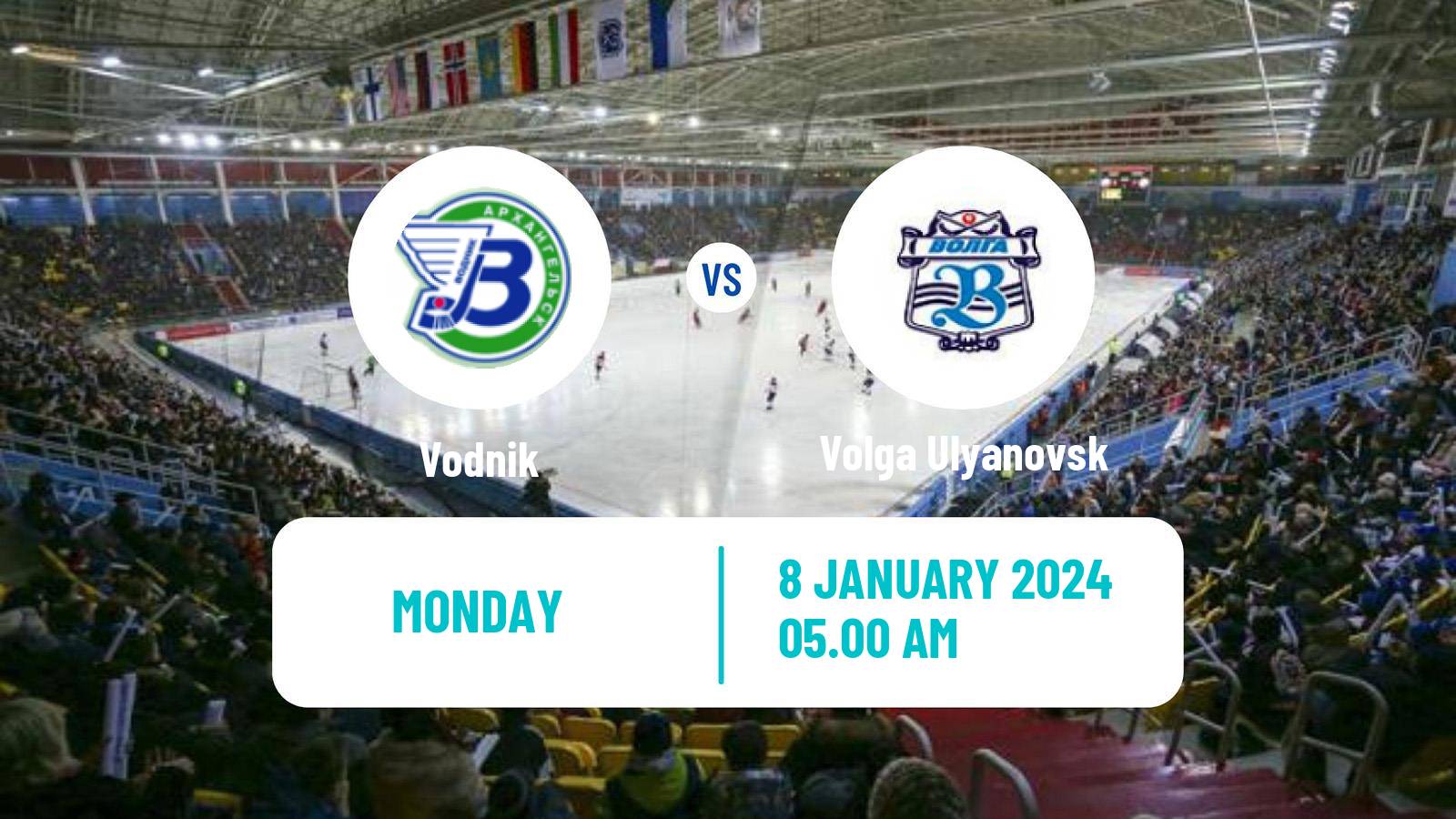 Bandy Russian Super League Bandy Vodnik - Volga Ulyanovsk