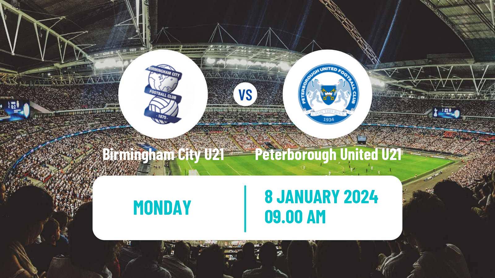 Soccer English Professional Development League Birmingham City U21 - Peterborough United U21