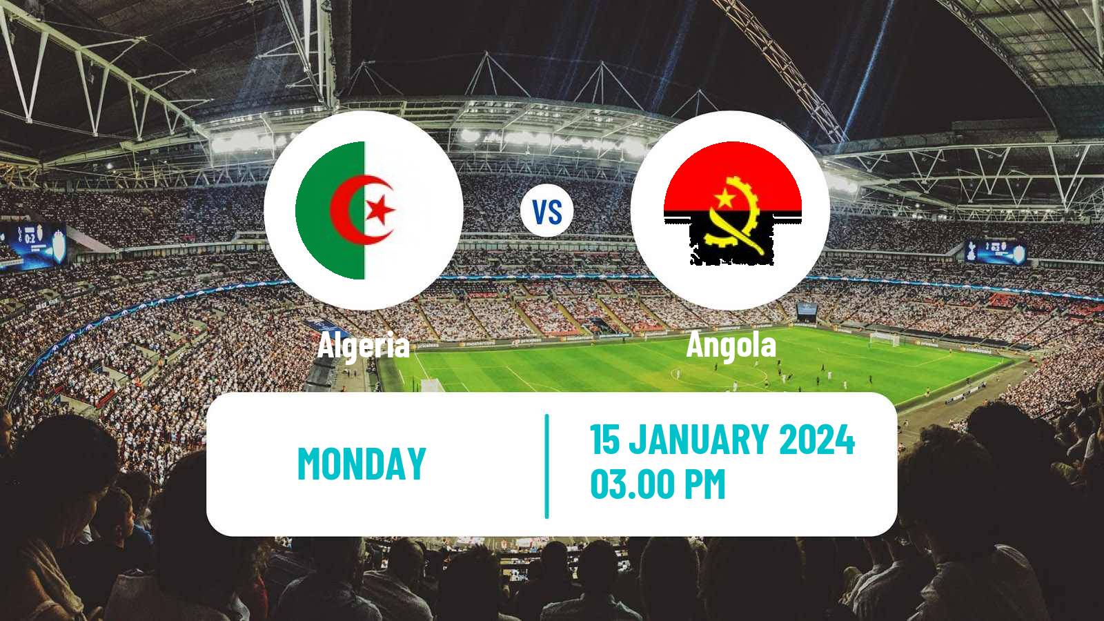 Soccer Africa Cup of Nations Algeria - Angola