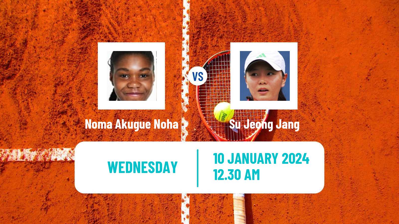 Tennis WTA Australian Open Noma Akugue Noha - Su Jeong Jang
