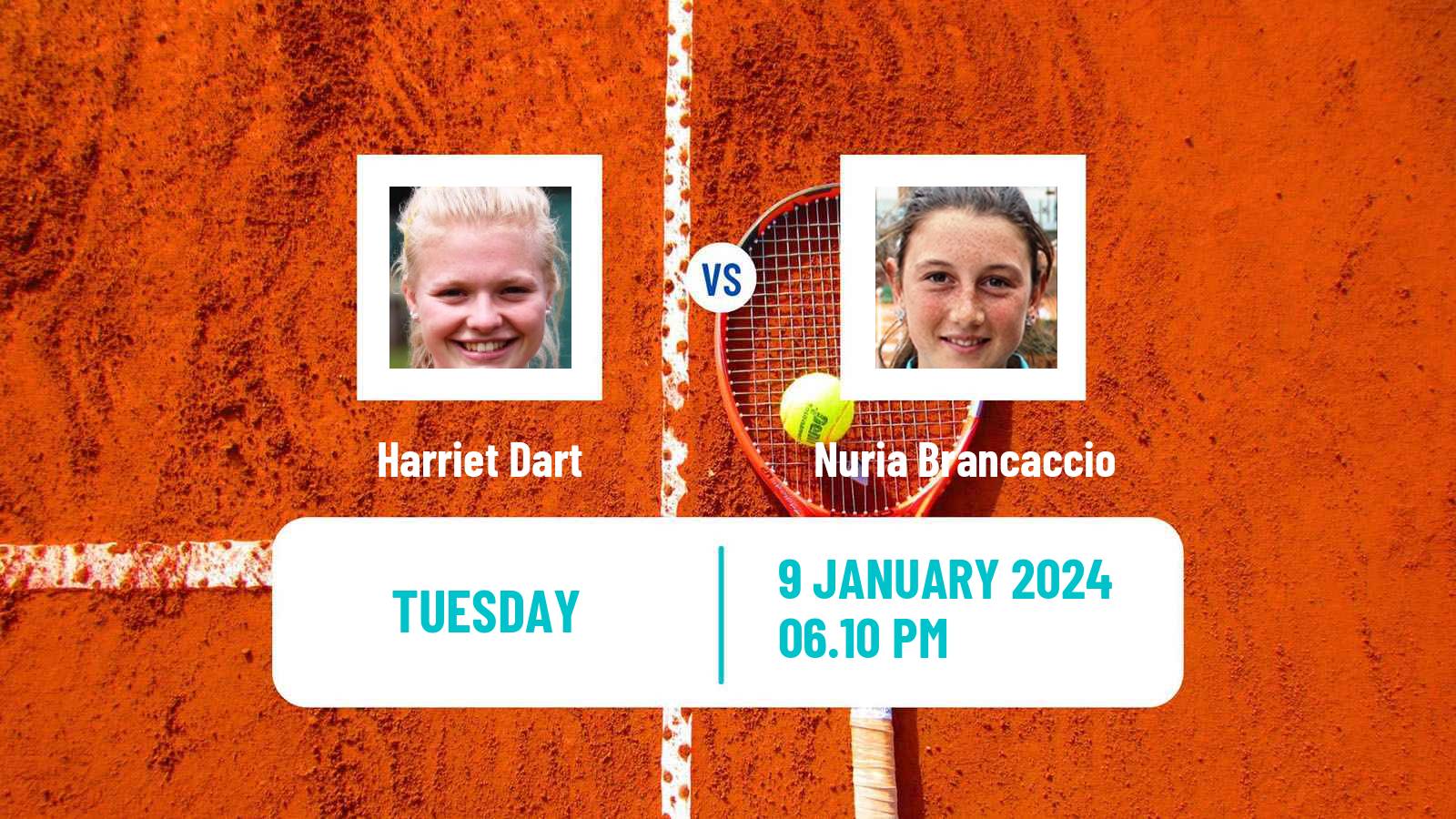 Tennis WTA Australian Open Harriet Dart - Nuria Brancaccio