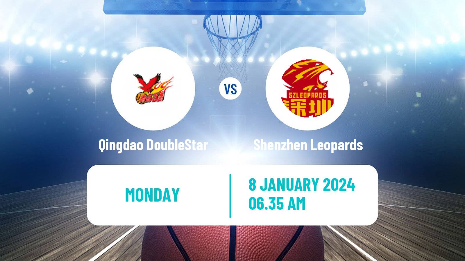 Basketball CBA Qingdao DoubleStar - Shenzhen Leopards