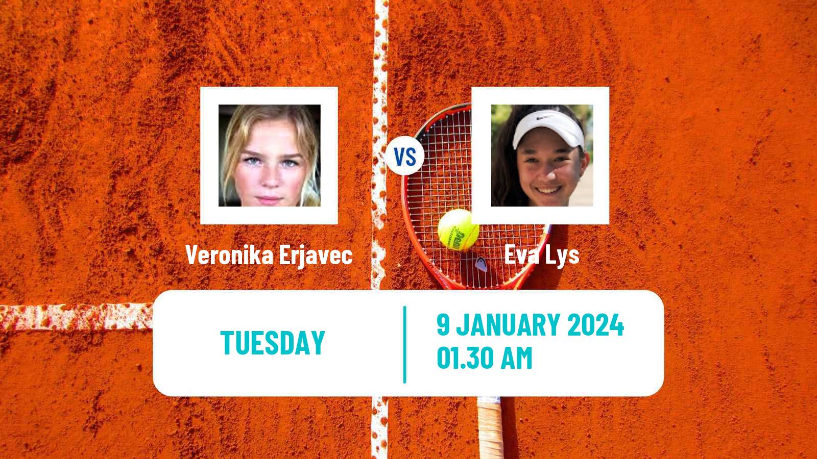 Tennis WTA Australian Open Veronika Erjavec - Eva Lys