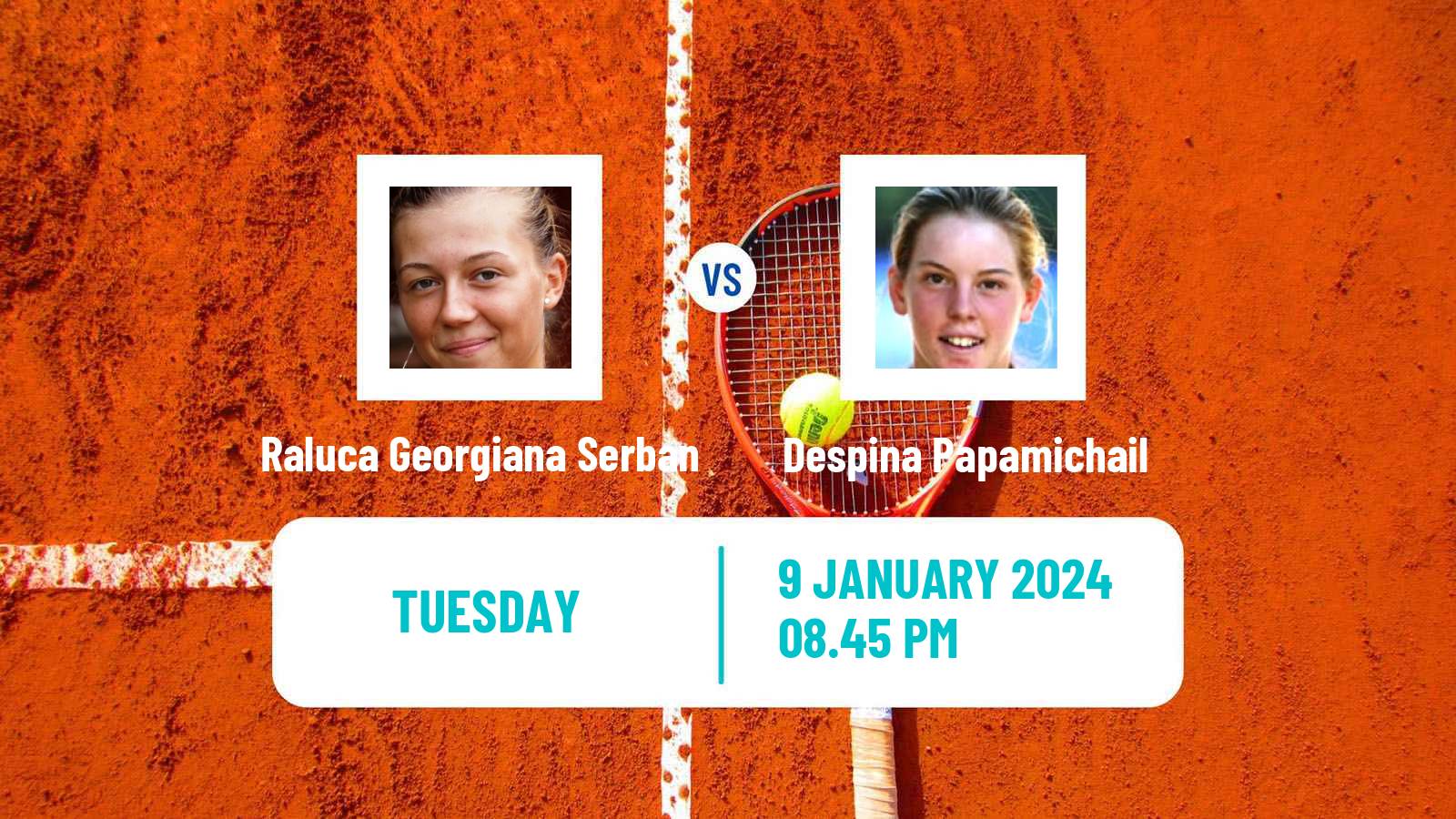 Tennis WTA Australian Open Raluca Georgiana Serban - Despina Papamichail