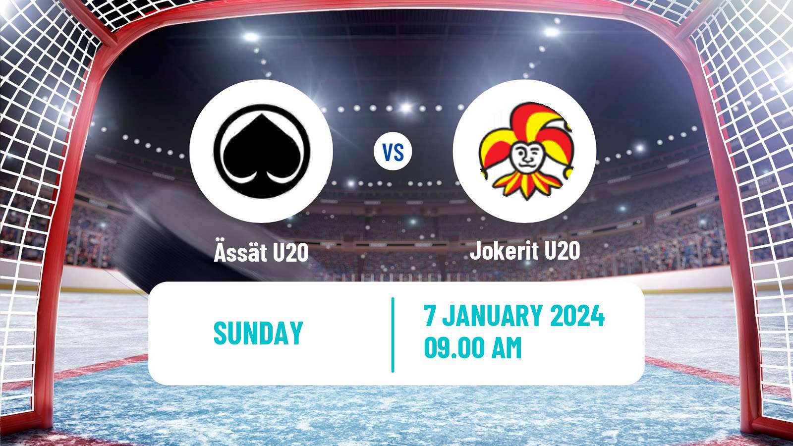 Hockey Finnish SM-sarja U20 Ässät U20 - Jokerit U20