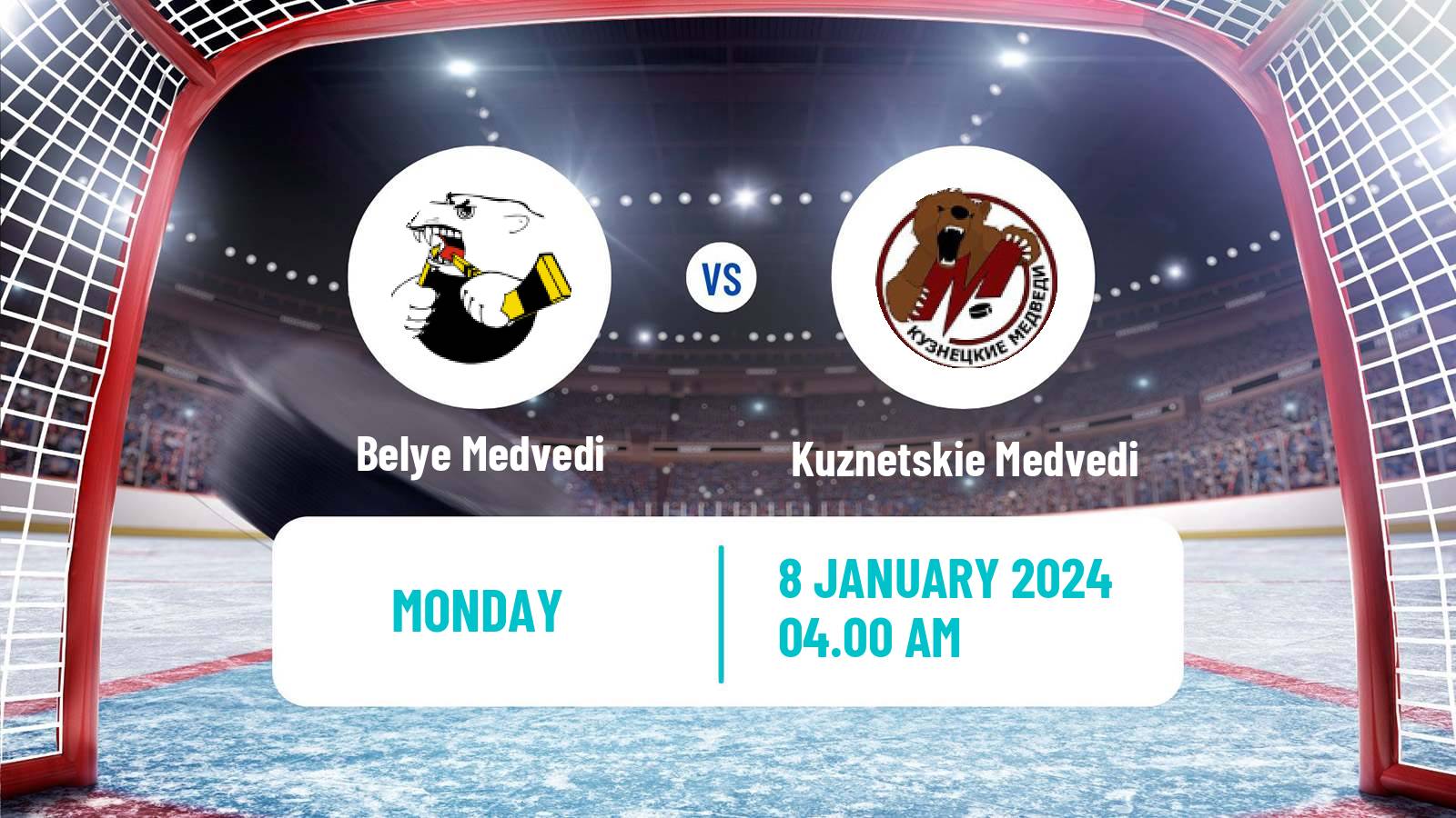 Hockey MHL Belye Medvedi - Kuznetskie Medvedi