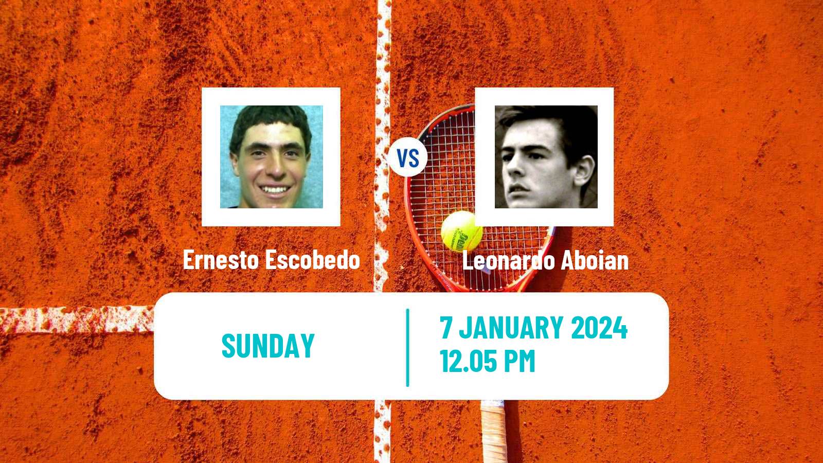 Tennis Buenos Aires Challenger Men Ernesto Escobedo - Leonardo Aboian