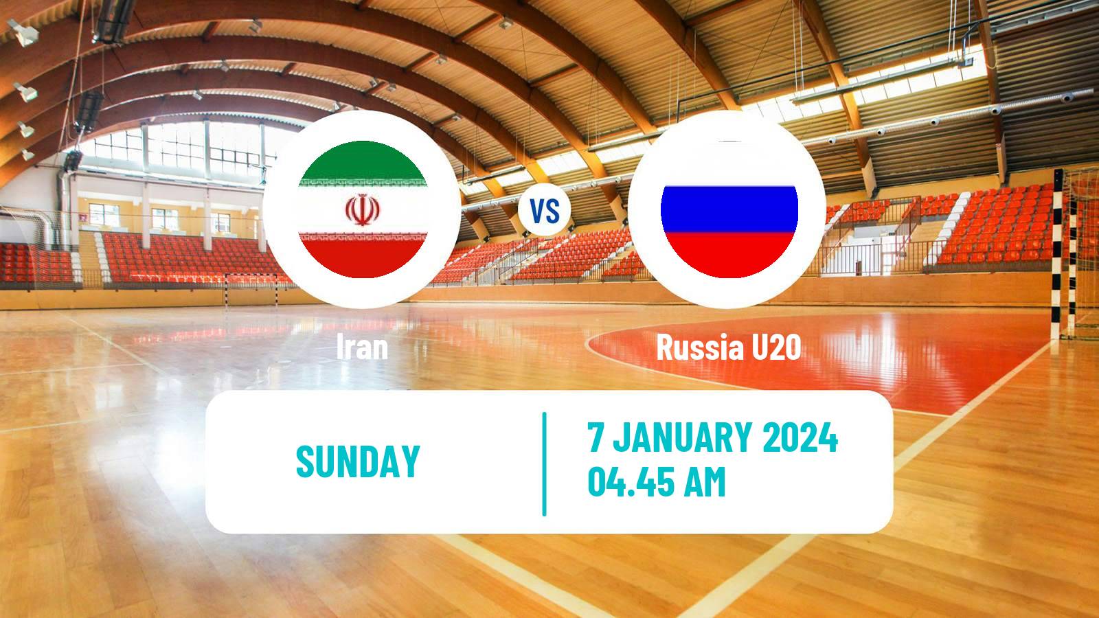 Handball Friendly International Handball Iran - Russia U20