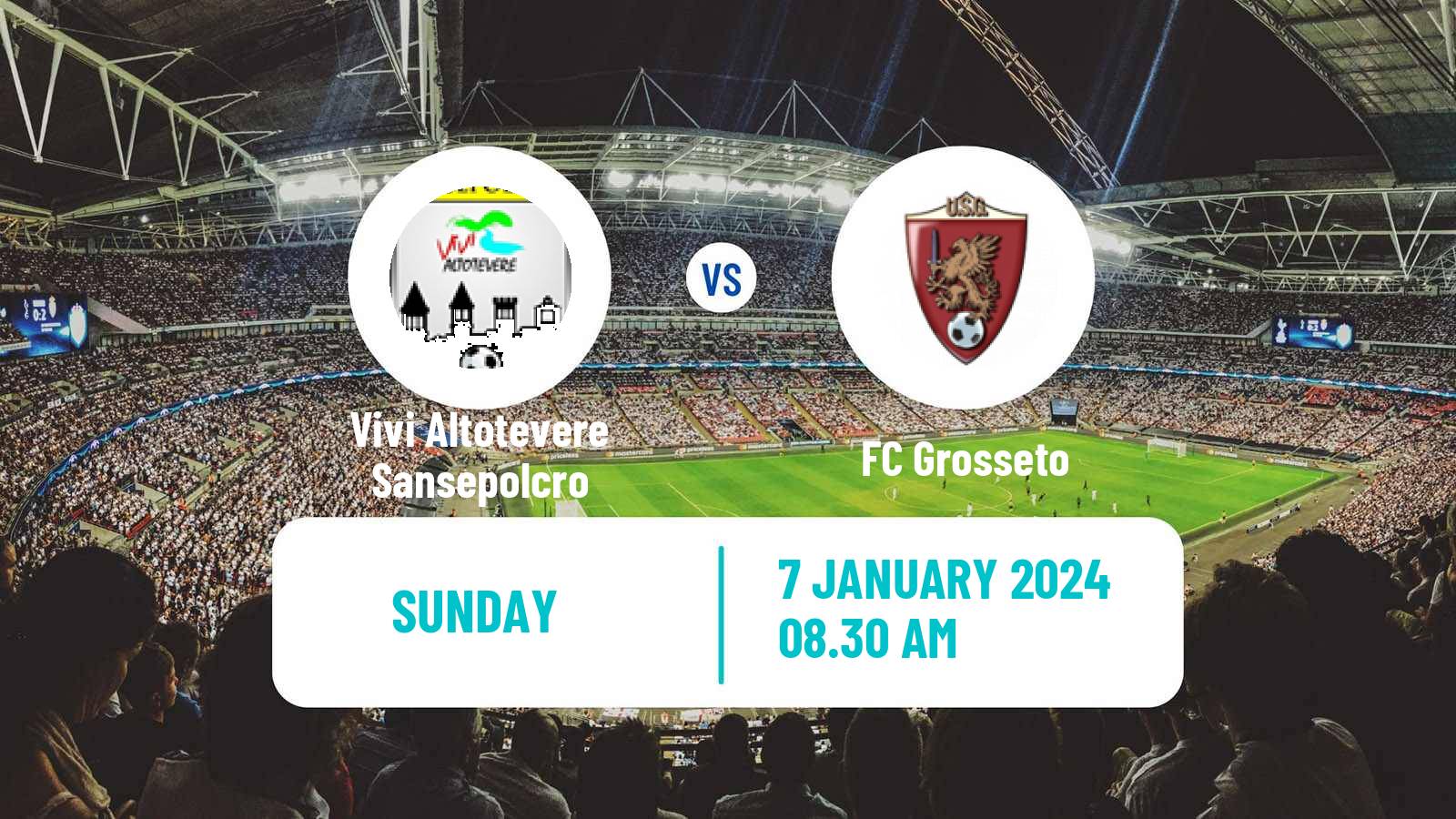 Soccer Italian Serie D - Group E Vivi Altotevere Sansepolcro - Grosseto