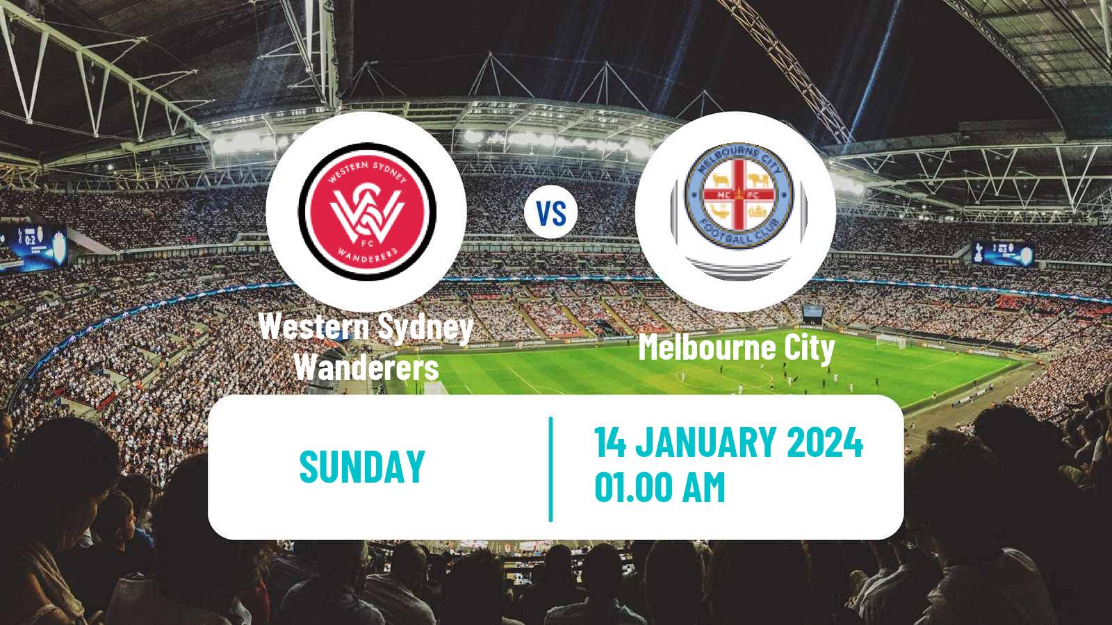 Soccer Australian A-League Women Western Sydney Wanderers - Melbourne City