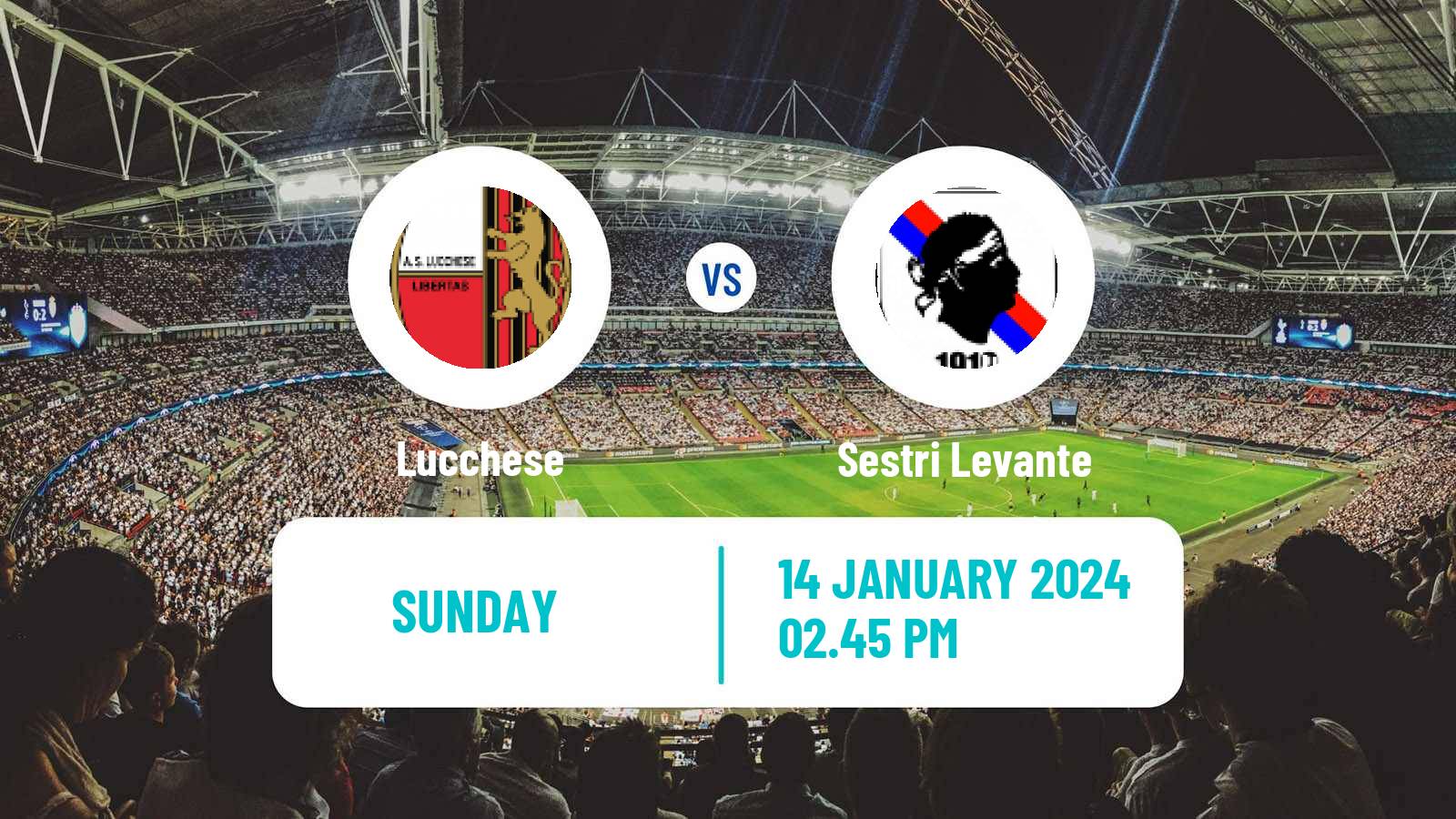 Soccer Italian Serie C Group B Lucchese - Sestri Levante
