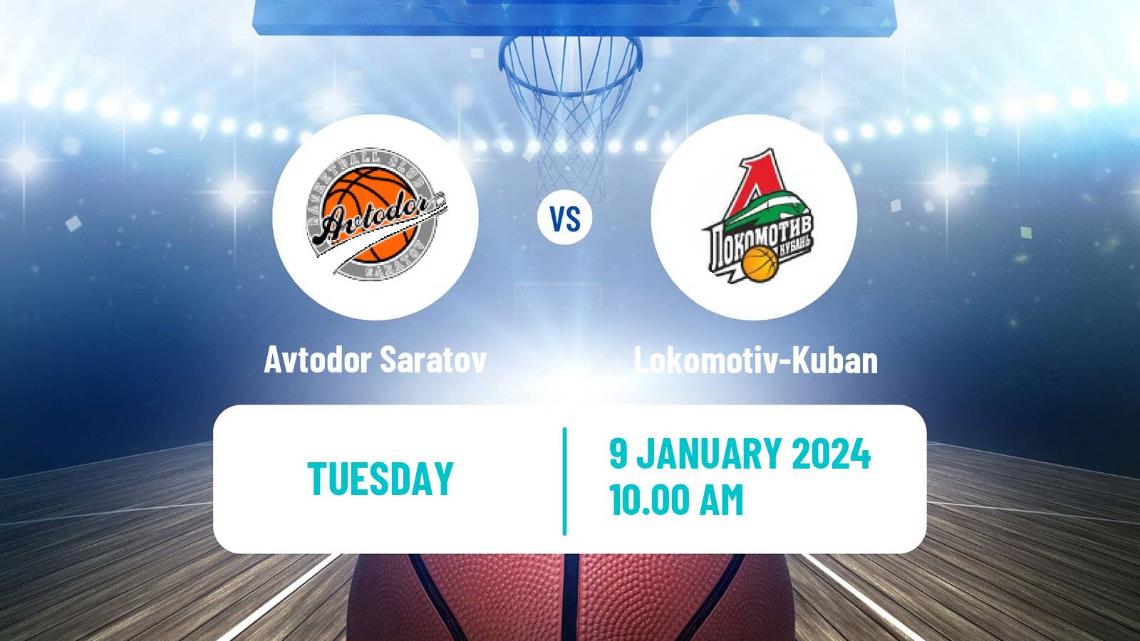 Basketball VTB United League Avtodor Saratov - Lokomotiv-Kuban