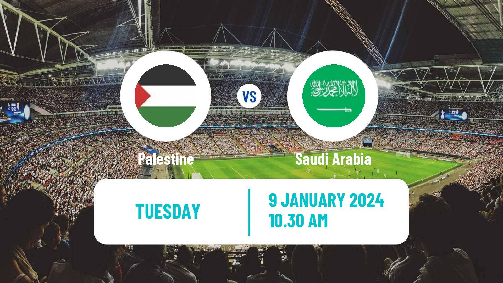 Soccer Friendly Palestine - Saudi Arabia