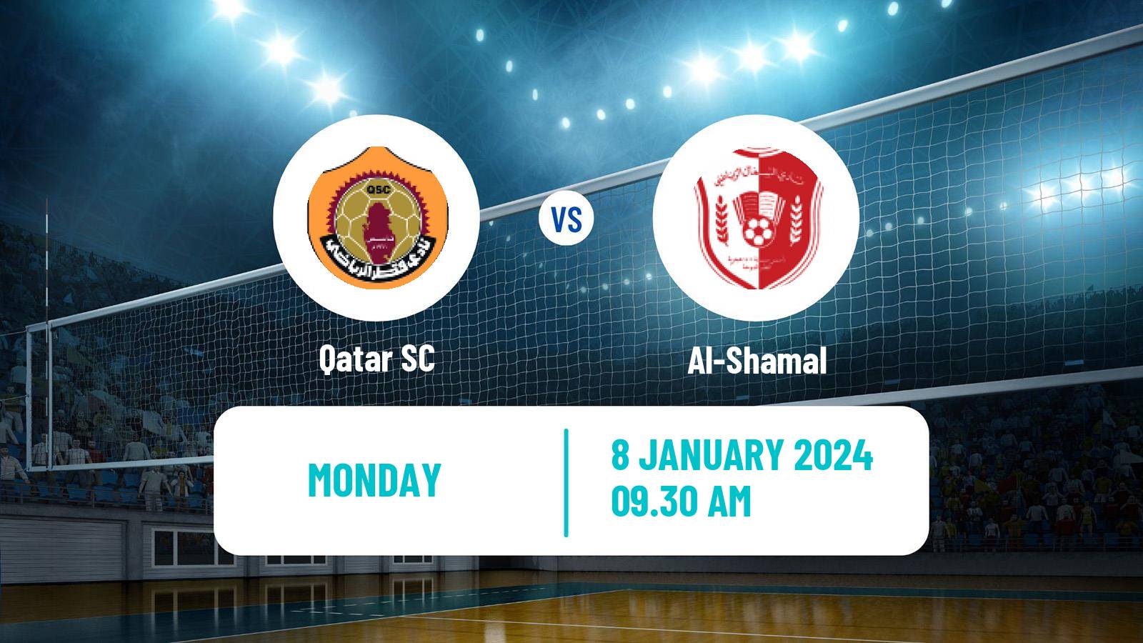 Volleyball Qatar Volleyball League Qatar SC - Al-Shamal