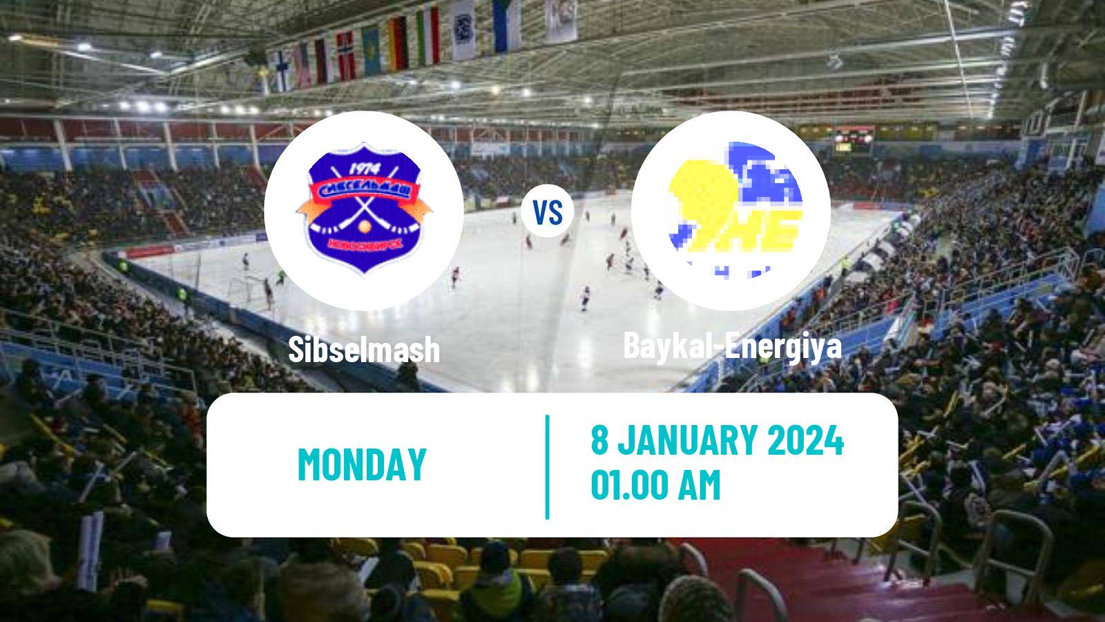 Bandy Russian Super League Bandy Sibselmash - Baykal-Energiya