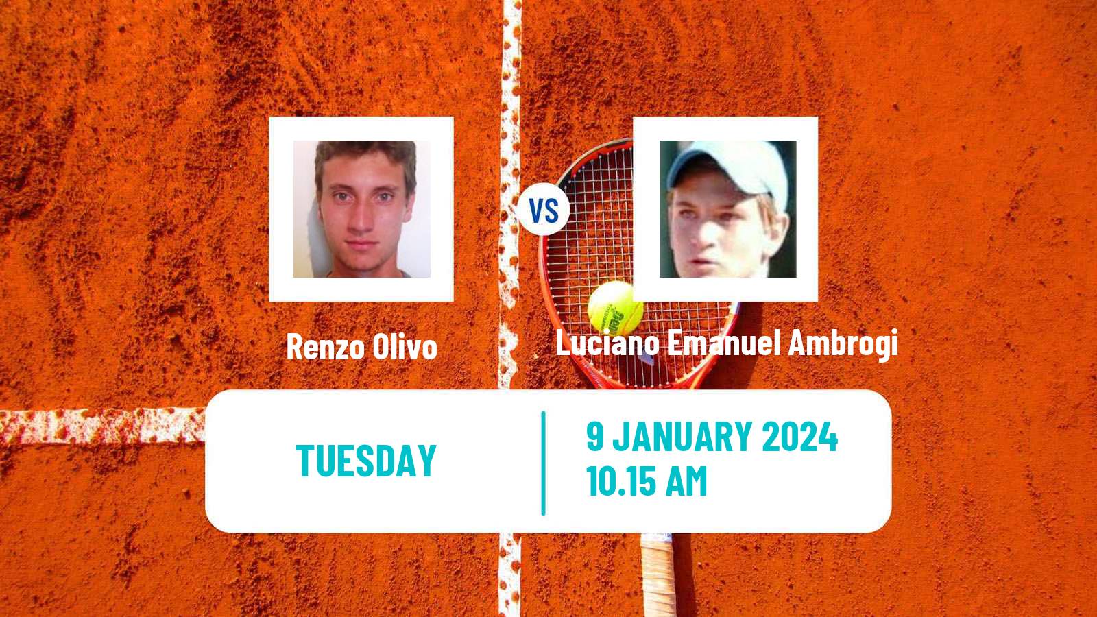 Tennis Buenos Aires Challenger Men Renzo Olivo - Luciano Emanuel Ambrogi