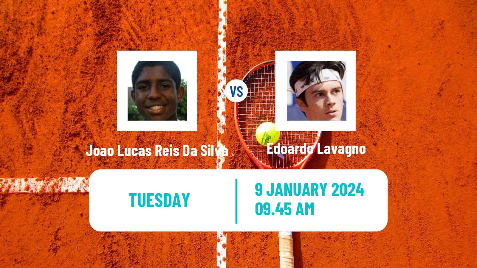 Tennis Buenos Aires Challenger Men Joao Lucas Reis Da Silva - Edoardo Lavagno