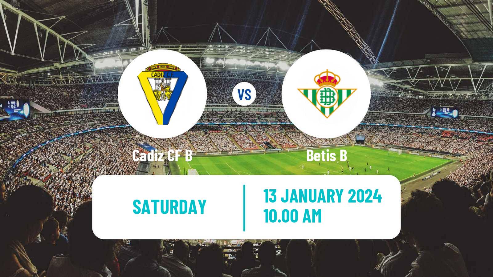 Soccer Spanish Segunda RFEF - Group 4 Cadiz CF B - Betis B