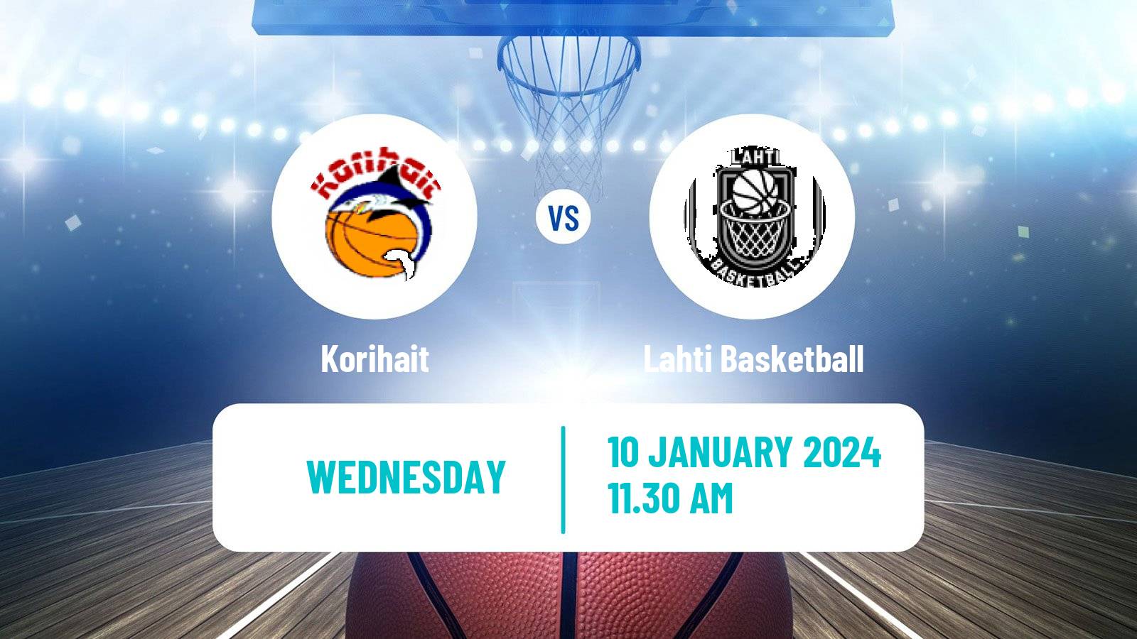 Basketball Finnish Korisliiga Korihait - Lahti Basketball