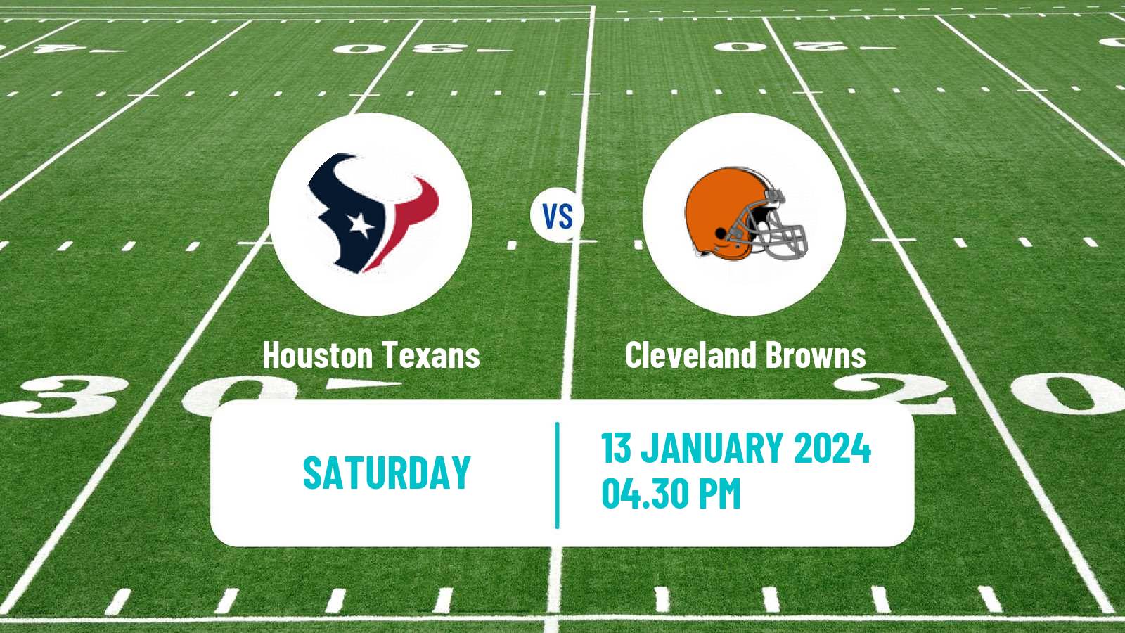 American football NFL Houston Texans - Cleveland Browns