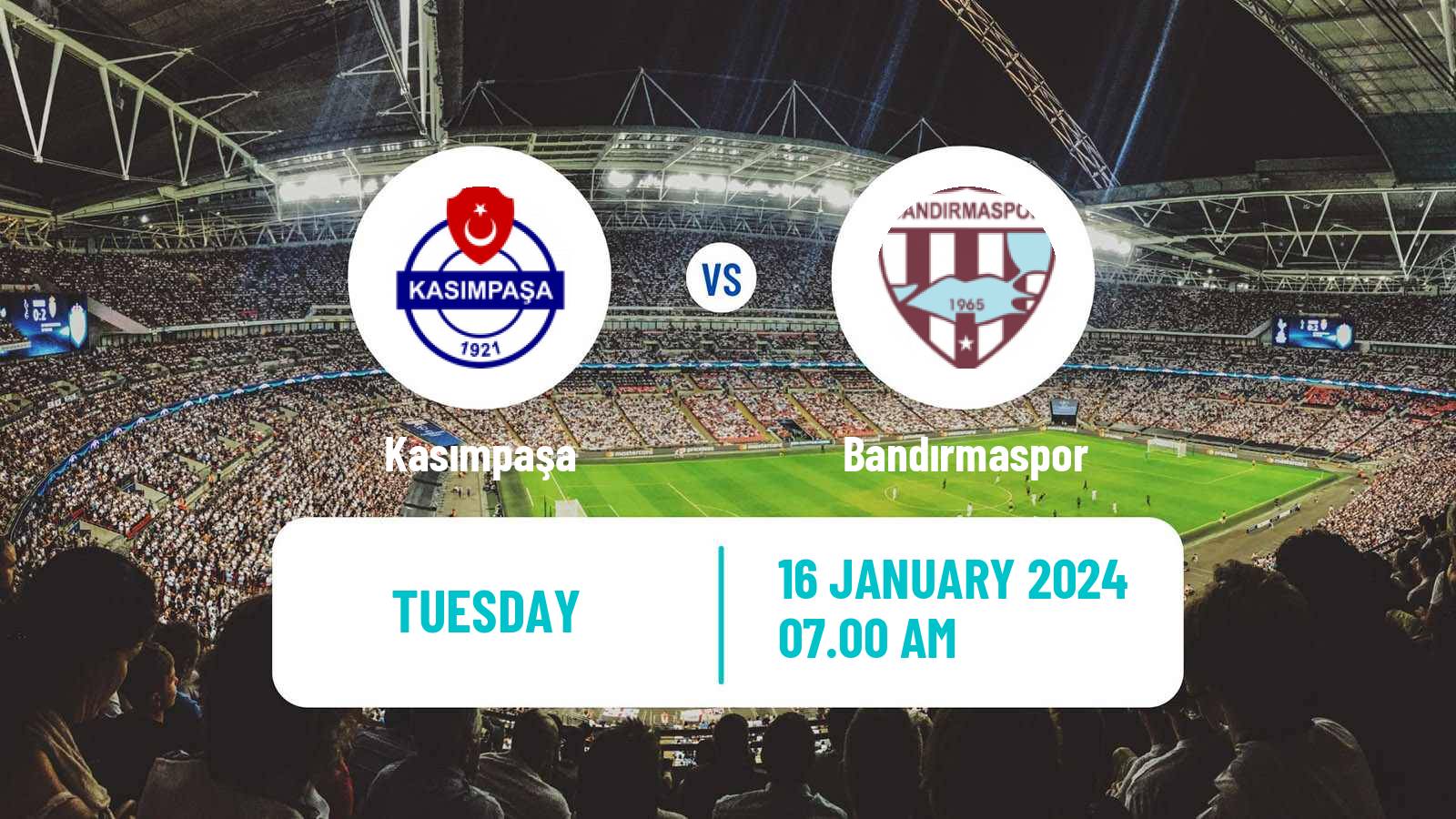Soccer Turkish Cup Kasımpaşa - Bandırmaspor